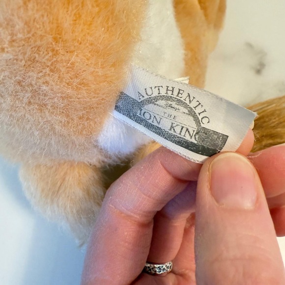 Disney Purring Nala The Lion King Vintage 1993 Plush Toy Flower Collar 9" EUC - Picture 10 of 11